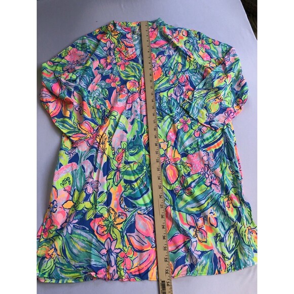 Lilly Pulitzer Esme Cover Up Dress in Bennet Blue Surf Gypsea, Small - Picture 7 of 9